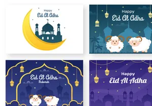 16 Eid al Adha Background Illustration