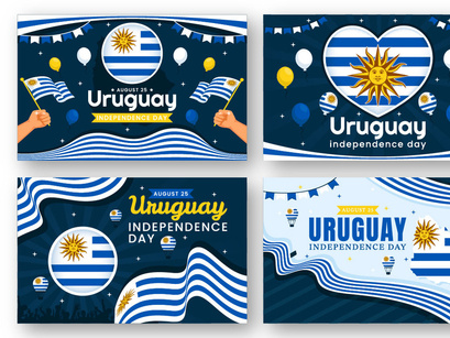 14 Uruguay Independence Day Illustration