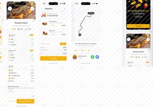 Food App concept design