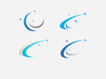 Star logo designs template, Fast star logo Vector illustration design preview picture