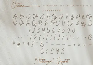 Cristine - Handwritten Font