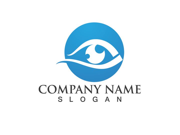Eye Care vector logo design