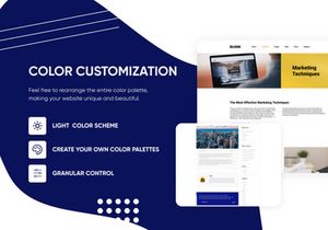 Landing Page PSD Figma Template "Busin Two"