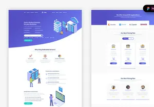 Hosting Landing Page Template