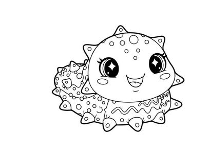Cute smiling axolotl mascot vector illustration flat design