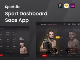 SportLife - Sports Dashboard Saas App preview picture