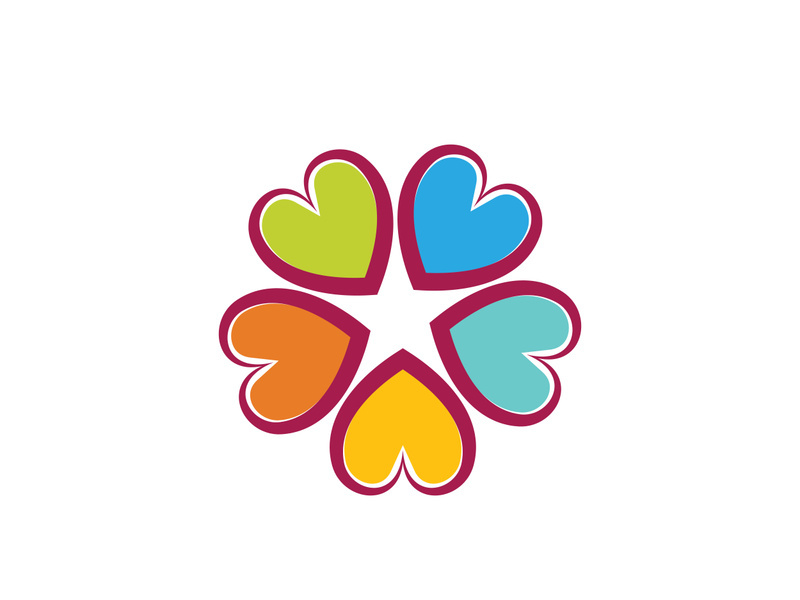 flower vector icon design template