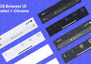 iOS Safari & Chrome Browsers UI