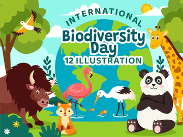 12 World Biodiversity Day Illustration preview picture