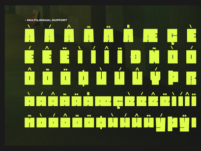 Mono Cubic | Chunky Bold Sans