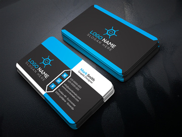 Corporate Business Card Design Template preview picture