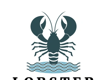 Vintage lobster logo preview picture