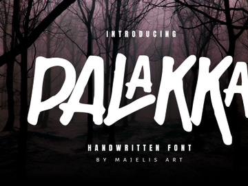 PALAKKA - Handwritten Font preview picture