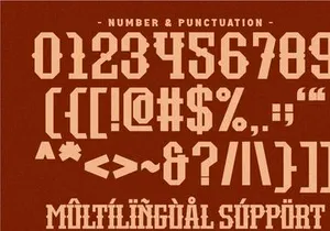 True Story - Western Slab Serif Font