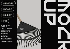 Leaf Rake Mockup