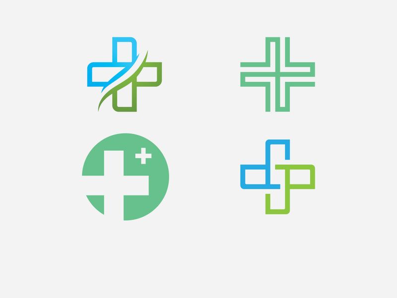 Medical Logo sign, template vector illustration design