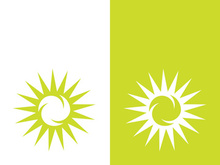Sun vector illustration icon logo template design