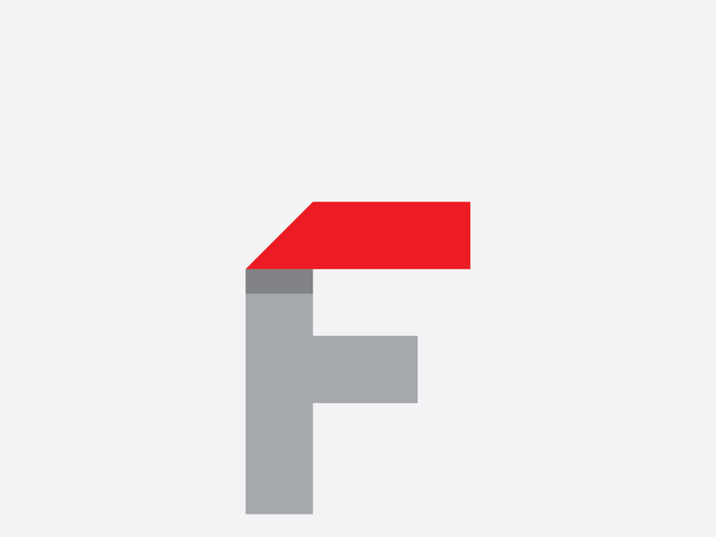 Letter F logo icon design template