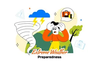 10 Extreme Weather Preparedness Illustration