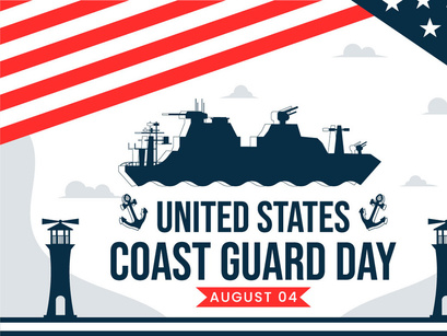 10 United States Coast Guard Day Illustration