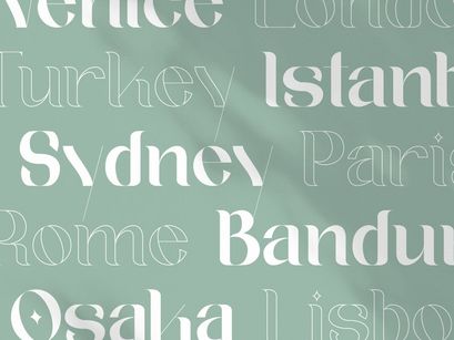 Afteris Moghu Modern/Vintage Font