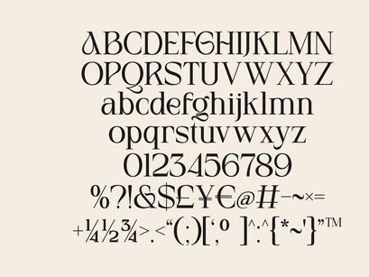 Orlencia – Elegant Modern Serif Font