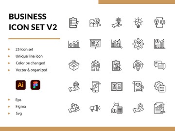 Business Icon Set V2 preview picture
