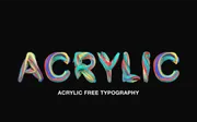 Acrylic Free Typography