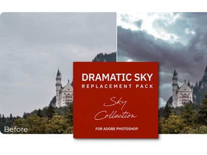 Sky Replacement Bundle for Adobe Photoshop 2021 and late