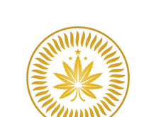 Mariuhana leaf symbol, marijuana or hemp icon, cannabis medical sign, weed drug vector illustration