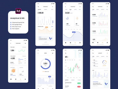 Analytical App UI kit
