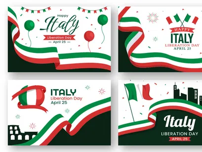 16 Italy Liberation Day Illustration