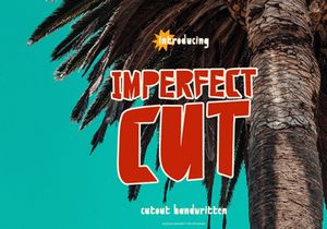 Imperfect Cut | Cutout Handwritten
