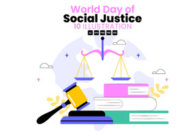 10 World Day of Social Justice Illustration preview picture