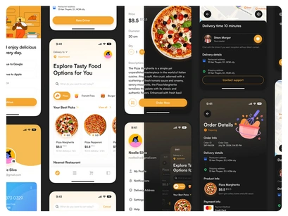 Sparkle Foodies - Food UI Kits