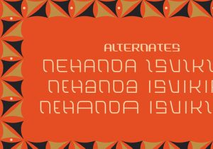 Charwe Display Typeface