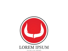 Bull horn logo and symbols template icons app