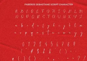 Faberos Sebastian - Font Duo Handwritten and Script Font