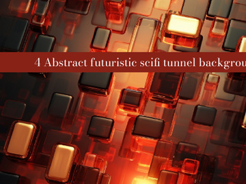 Abstract futuristic scifi tunnel background preview picture