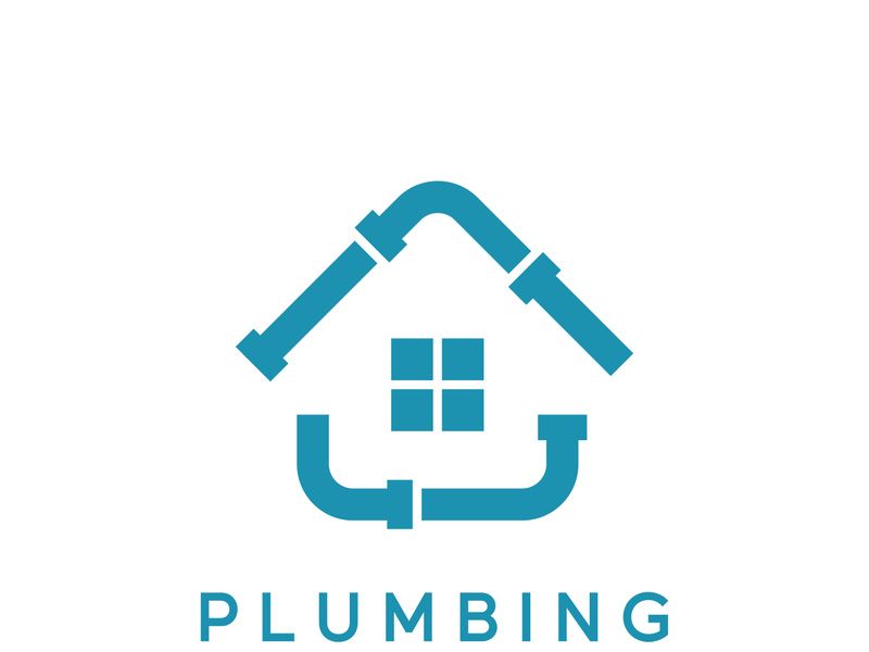 Plumbing logo vector design template. water pipe logo design.Leaking water logotype,Design Concept, Creative Symbol, Icon