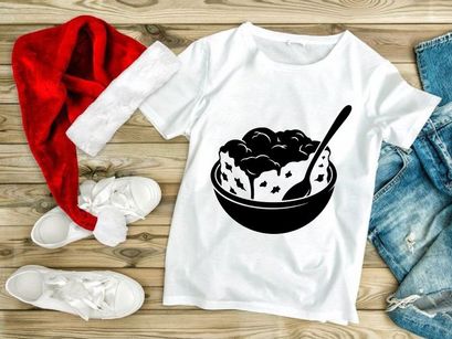 Dessert bowl with ice cream and spoon