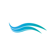 Wave beach vector illustration design logo