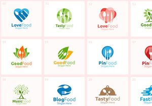75+ Food Logo Bundle