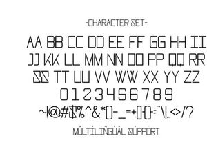 Thunderbolt - Minimalist Display Font
