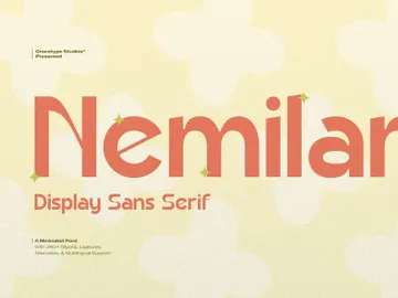Nemilar | Display Sans Serif preview picture