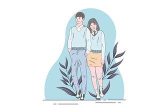 Portrait Couple, Hand drawn illustrations
