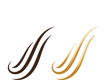 hair logo vector symbol, illustration icon