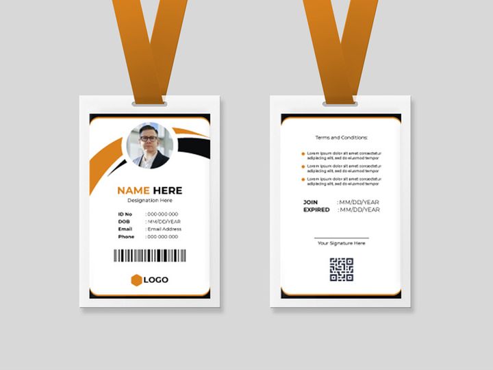 Corporate ID Card Template Ver-14