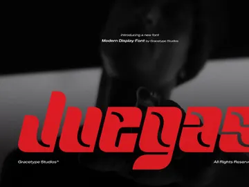 Juegas | Modern Display Font preview picture