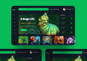 Movie, TV & Film Landing Page.